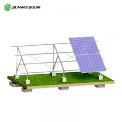 structure de support de montage plat et système de rayonnage