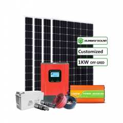 système d'alimentation solaire hors réseau avec batterie