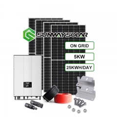Système d'énergie solaire à usage résidentiel 5Kwp
