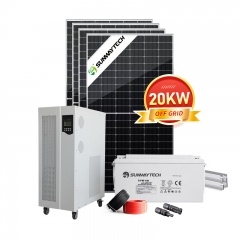Système d'énergie solaire 20Kwp 20KW 20000W
