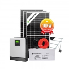  10kw système d'énergie solaire hors réseau