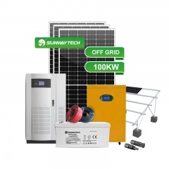 Système solaire hors réseau de 100 kW