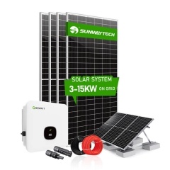Système photovoltaïque solaire relié au réseau
