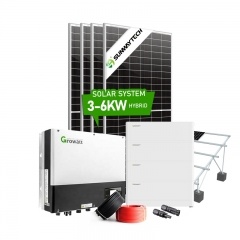 Système d'énergie solaire hybride Growatt 6KW
