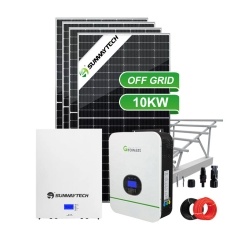 Systèmes d'énergie solaire autosuffisants : système solaire hors réseau de 1 à 10 kW