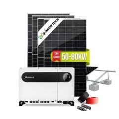 Kit de panneaux solaires 50-80KW pour toute la maison - connecté au réseau avec WiFi