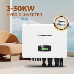 Onduleur solaire de stockage hybride triphasé Sunway 3-30kw