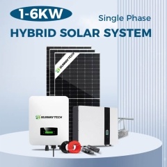 Système de stockage d'énergie solaire hybride domestique Sunway 1-6kw